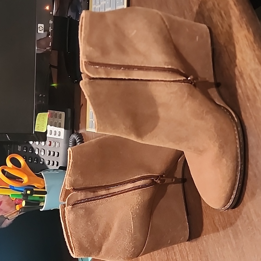Lucky Brand brown booties - Picture 3 of 7